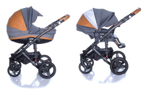 Коляска универсальная Adamex Vicco Carmel & Grey 2 в 1